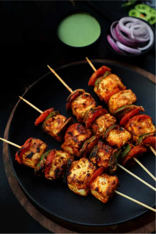 Paneer Tikka from the tandoor at Indian Flavors in McKenzie Towne, SE Calgary